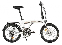 HASA Bike HASA Folding Foldable Bike Shimano 16 Speed White