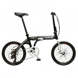 HASA Bike HASA Folding Foldable Bike Shimano 7 Speed Black