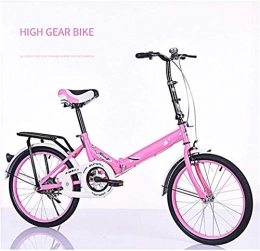 HFFFHA Folding Bike HFFFHA Folding Bike Folding Bike Men Women Gear - Folding City Bike, Aluminium Frame, For Traveling In The Wild City (Color : B, Size : 12IN)