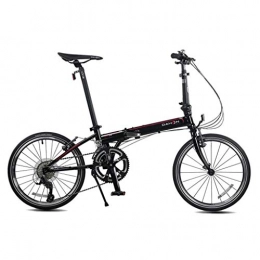 Jue Folding Bike Jue Folding Bikes Bicycle Folding Bicycle Unisex 20 Inch Shift Disc Brakes Sports Portable Bicycle (Color : Purple, Size : 150 * 32 * 107cm)