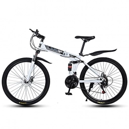 KANULAN Bike KANULAN Mountain Bike Adult Bikes Thickened High-carbon Steel Cushioning ​Pressure Anti Slip Bikes Suitable Lightweight Comfortable And Or Running Wild Outdoors Folding Bike T(Size:27 Speed)