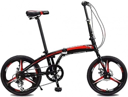 KKKLLL Bike KKKLLL F Folding Bicycle Speed Men and Women Students Adult Youth One Wheel Bicycle 20 Inch 7 Speed