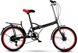 KKKLLL Folding Bike KKKLLL Folding Bicycle Adult Men and Women Portable Commuter Shift Bicycle Activity Car 20 Inch