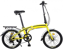 KKKLLL Bike KKKLLL Folding Bicycle Mini Lightweight 7-Speed Variable Adult Men And Women Casual Student Bicycle 20 Inch