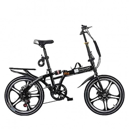 Lwieui Folding Bike Lwieui Folding Bicycle, Compact Bicycle With 21 Speed Gearbox, Flying Pan Braking, High Strength 26-inch Steel Wheel, Shockproof, Easy Folding, Multi-color(Color:White)