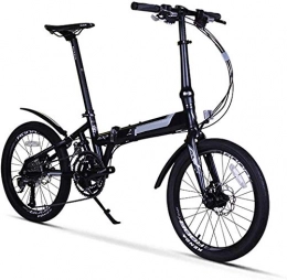 Mnjin Bike Mnjin Road Bike Folding Bicycle Adult Men and Women Variable Speed Shock Folding Bike 20 Inch 27 Speed