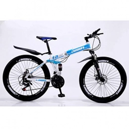 Generic Folding Bike Mountain bike 26-inch variable speed dual shock bike for off-road racing - 21 speeds, 24 speeds, 27 speeds, 30 speeds (4, 21 velocidades)