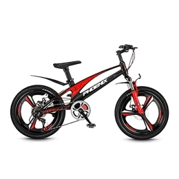  Folding Bike Mountain Bike, 7 Speed Folding Bike Non-Slip Bike for Adults Sport Wheels Disc Brake MTB Bicycle Track Bike Road Bikes(Size:20inch, Color:Red)