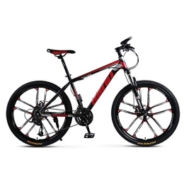  Bike Mountain Bike, Mountain Trail Bike High Carbon Steel Folding Outroad Bicycles, Bicycle Full Suspension Gears Dual Disc Brakes, B-24speed