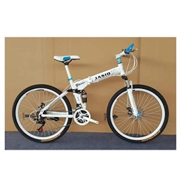  Folding Bike Outdoor sports 26'' Folding Mountain Bike, 27 Speed Gears, Lightweight Iron Frame, Foldable Bicycle with AntiSkid And WearResistant Tire for Adults