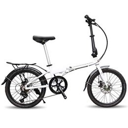 TYXTYX Bike TYXTYX Ultra-Light Mini Folding Bike, Folding Bike 20 Inch 7-speed Small Bicycle Adult Students Portable Women's City Riding Mountain Cycling, Aluminum Frame