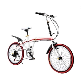 TZYY  TZYY Mini Compact City Bicycle For Men Women, Folding Bike For Urban Riding Commuting, 20" Folding Bicycle 7 Speed B 20in