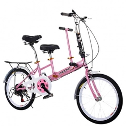 URSING Folding Bike URSING Folding Bikes 20 Inch Mini Portable Student Comfort Folding Bike for Men Women Lightweight Removable Folding Casual Bicycle, Damping Bicycle, Shockabsorption Travel Outdoor