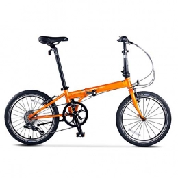 XIXIA Folding Bike XIXIA X Folding Bicycle V Brake Suitable for Adult Students Leisure Bicycle 20 Inch 8 Speed