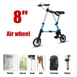 Zhangxiaowei Bike Zhangxiaowei Portable Mini Promotional Items for 2020 Mini Folding Bike Cycle for Kids Foldable Bike for Ladies Folding Bike for Bicycle Shop, Blue