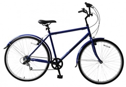 Ammaco Hybrid Bike Ammaco. Kensington 700c Hybrid Trekking City Commuter Bike Bicycle 20" Frame 6 Speed Shimano Blue / Black