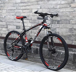 FREIHE Bike 26" 24-Speed Mountain Bike for Adult, Lightweight Aluminum Full Suspension Frame, Suspension Fork, Disc Brake