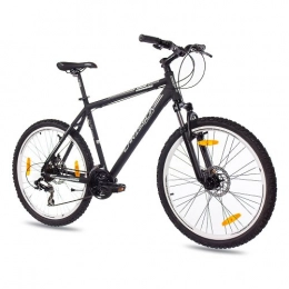 CHRISSON Bike 26" MOUTAIN BIKE BICYCLE CHRISSON TERIER Alloy with 21S SHIMANO black SUNTOUR Fork - (26 inch)