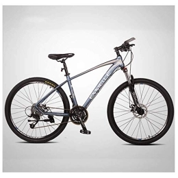 WJSW Bike 27-Speed Mountain Bikes, 27.5 Inch Big Tire Mountain Trail Bike, Dual-Suspension Mountain Bike, Aluminum Frame, Men's Womens Bicycle, Blue