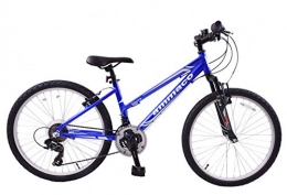 Ammaco Mountain Bike Ammaco. Sierra 26" Wheel Front Suspension Low Step Alloy 18" Frame Mountain Bike Blue / White 21 Speed