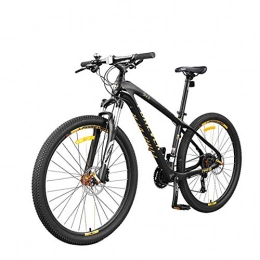 CDDSML Bike CDDSML 27speed Variable Speed Mountain Bike 27.5 Inch Lightweight Adult Road Bicycle Men Outdoor Sports Racing Ride-Black Golden_27.5 Inch(162-195cm)_27 Speed