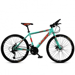 Chengke Yipin Bike Chengke Yipin Men's Mountain Bike Student Bike 24" Carbon Steel Frame Urban Road Bike-green_27 speed