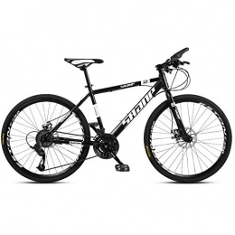 Chengke Yipin Mountain Bike Chengke Yipin Men's Mountain Bike Student Bike 26" Carbon Steel Frame Urban Road Bike-black_27 speed