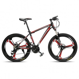 Chengke Yipin Bike Chengke Yipin Mountain bike bicycle Variable speed adult bicycle 26 inch 24 speed One wheel High carbon steel frame Student youth shockproof mountain bike-red