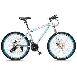Chengke Yipin Bike Chengke Yipin Mountain bike bicycle Variable speed adult bicycle 26 inch 27 speed high carbon steel frame Student youth shockproof mountain bike-blue