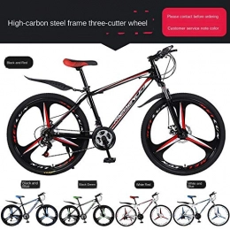 Dafang Bike Dafang Mountain bike shock absorber bicycle 26 inch disc brake 21 speed student car adult bicycle mountain bike-Carbon steel three_26 inch 21 speed