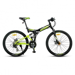 Dapang Bike Dapang Folding Lightweight Flying 27 speeds Mountain Bikes Bicycles Shimano Alloy Stronger Frame Disc Brake, Green