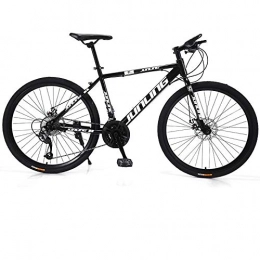 DGAGD Mountain Bike DGAGD 24 inch mountain bike adult variable speed spoke wheel bicycle-black_21 speed