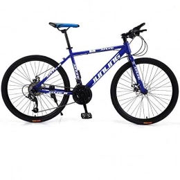 DGAGD Mountain Bike DGAGD 24 inch mountain bike adult variable speed spoke wheel bicycle-blue_24 speed