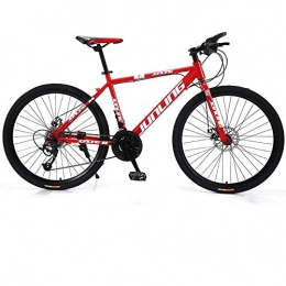 DGAGD Mountain Bike DGAGD 24 inch mountain bike adult variable speed spoke wheel bicycle-red_24 speed