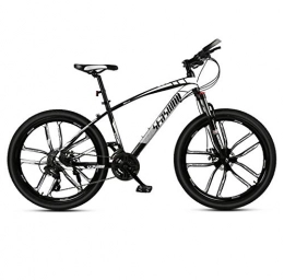DGAGD Bike DGAGD 24-inch mountain bike male and female adult super light bicycle spoke ten cutter wheel-Black and white_21 speed