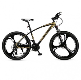 DGAGD Bike DGAGD 24 inch mountain bike male and female adult super light bicycle spoke three-knife wheel No. 2-black gold_24 speed
