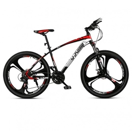 DGAGD Bike DGAGD 24 inch mountain bike male and female adult super light bicycle spoke three-knife wheel No. 2-Black red_30 speed