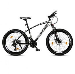 DGAGD Bike DGAGD 24 inch mountain bike male and female adult super light bicycle spoke wheel-Black and white_21 speed