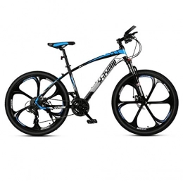 DGAGD Bike DGAGD 24-inch mountain bike male and female adult super lightly bicycle spoke six-spindle wheel-Black blue_24 speed