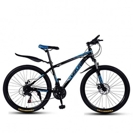 DGAGD Bike DGAGD 24 inch mountain bike variable speed bicycle light racing spoke wheel-Black blue_27 speed