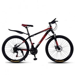 DGAGD Bike DGAGD 24 inch mountain bike variable speed bicycle light racing spoke wheel-Black red_27 speed