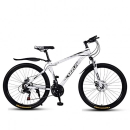 DGAGD Bike DGAGD 24 inch mountain bike variable speed bicycle light racing spoke wheel-White black_24 speed