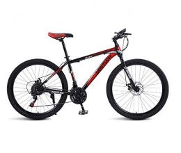 DGAGD Mountain Bike DGAGD 24 inch mountain bike variable speed light bicycle spoke wheel-Black red_twenty one