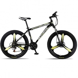 DGAGD Bike DGAGD 26 inch aluminum alloy frame mountain bike variable speed three-wheel road bike-Black and yellow_27 speed