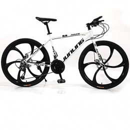 DGAGD Bike DGAGD 26 inch mountain bike adult variable speed six-wheel bicycle-white_21 speed