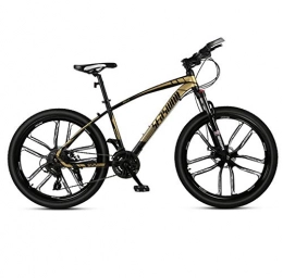 DGAGD Bike DGAGD 26 inch mountain bike male and female adult super light bicycle spoke ten cutter wheel-black gold_21 speed