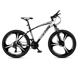 DGAGD Bike DGAGD 26-inch mountain bike male and female adult super light bicycle spoke three-knife wheel No. 1-Black and white_27 speed