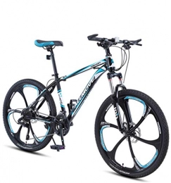 DGAGD Bike DGAGD 26 inch mountain bike male and female adult variable speed racing ultra-light bicycle six-cutter wheel-Black blue_21 speed