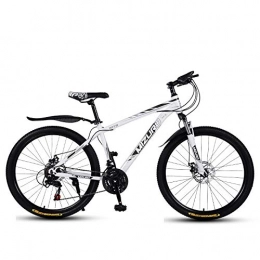 DGAGD Bike DGAGD 26 inch mountain bike variable speed bicycle light racing spoke wheel-White black_24 speed