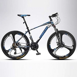 DGAGD Mountain Bike DGAGD 26-inch Mountain Bike Variable Speed ​​Light Bicycle Tri-cutter Wheel No. 2-Black blue_24 speed